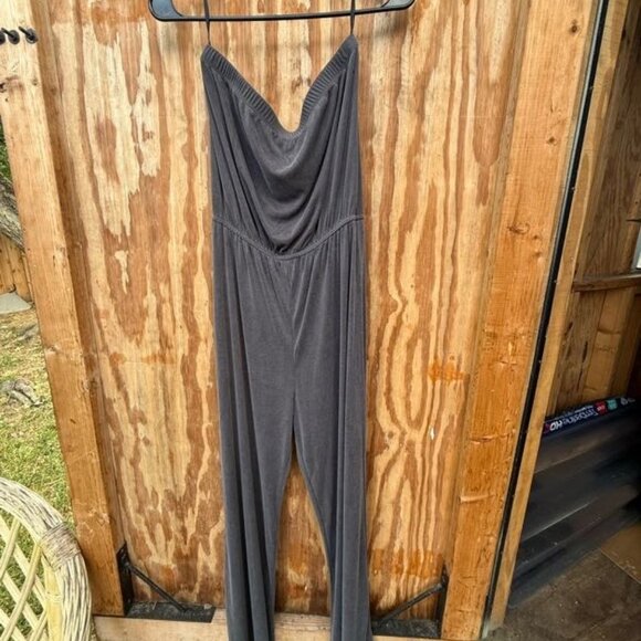 Forever 21 Strapless Grey Jumpsuit (M) - Picture 2 of 4